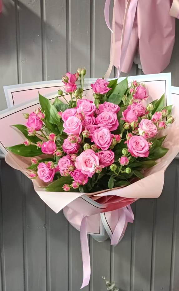 Розовый кустик в Алзамае Букет Розовый кустик в Алзамае