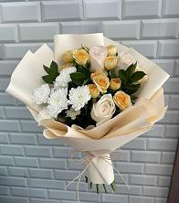 Букет цветов из:  Розы и Хризантемы в Алзамае