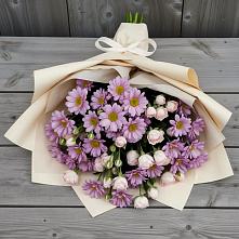 Букет цветов из:  Розы и Хризантемы в Алзамае