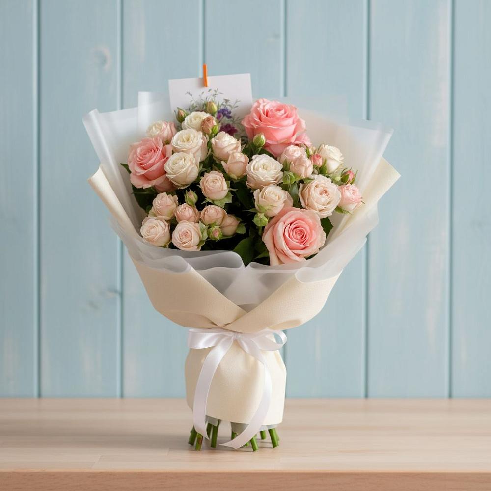 Букет голос любви в Алзамае Букет цветов из: Розы в Алзамае