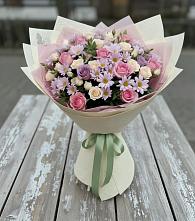 Букет цветов из:  Розы и Хризантемы в Алзамае