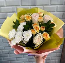 Букет цветов из:  Розы и Хризантемы #REPLACE_PRED# Алзамае