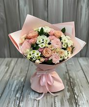 Букет цветов из:  Гвоздики, Розы и Хризантемы #REPLACE_PRED# Алзамае