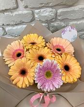 Букет цветов из:  Герберы #REPLACE_PRED# Алзамае