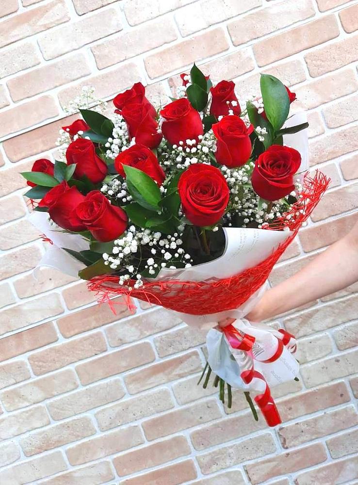 Букет Снежные хлопья в Алзамае Букет цветов из: Розы в Алзамае